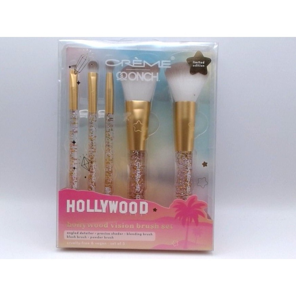 The Creme Shop x Onch, Hollywood Vision Brush Set, 5 Pcs, Limited Edition, BNIB